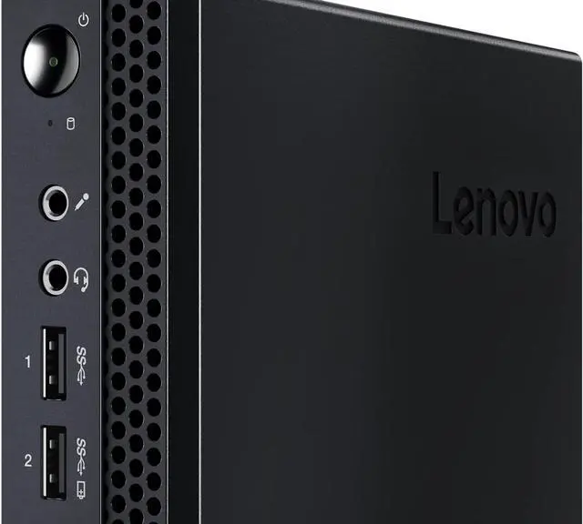 Alt view image 5 of 7 - Lenovo ThinkCentre M625q Business Mini Desktop (AMD E2-9000e, Integrated Graphics, 4GB DDR4, 128GB SSD, 65W PSU, RJ-45, 2 Display Port, Win 11 Home) (Renewed)