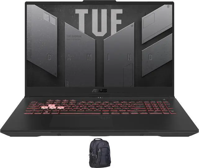 Main image of ASUS TUF Gaming A15 Gaming Laptop (AMD Ryzen 9 7940HS 8-Core, 15.6" 144 Hz Full HD (1920x1080), GeForce RTX 4070, 16GB DDR5 4800MHz RAM, 1TB PCIe SSD, Backlit KB, Win 11 Pro) with Premium Backpack