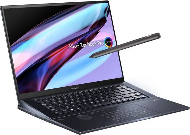 Alt view image 2 of 7 - ASUS Zenbook Pro 16X UX7602 Gaming & Business Laptop (Intel i9-13900H 14-Core, 16.0" 60 Hz Touch 4K (3840x2400), GeForce RTX 4070, 32GB LPDDR5 6000MHz RAM, 1TB SSD, Win 11 Home) with USB-C Dock