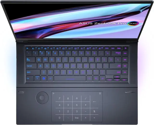 Alt view image 5 of 7 - ASUS Zenbook Pro 16X UX7602 Gaming & Business Laptop (Intel i9-13900H 14-Core, 16.0" 60 Hz Touch 4K (3840x2400), GeForce RTX 4070, 32GB LPDDR5 6000MHz RAM, 1TB SSD, Win 11 Home) with USB-C Dock