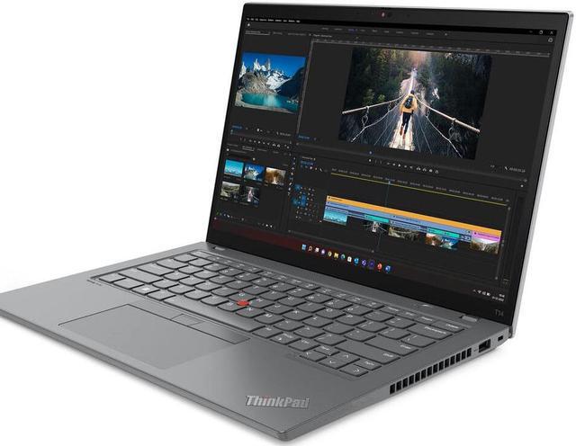 Alt view image 2 of 7 - Lenovo ThinkPad T14 Gen 4 Home & Business Laptop (Intel i7-1355U 10-Core, 14.0" 60 Hz Touch Wide UXGA (1920x1200), Intel UHD, 24GB DDR5 5200MHz RAM, 2TB PCIe SSD, Win 11 Pro) with Premium Backpack
