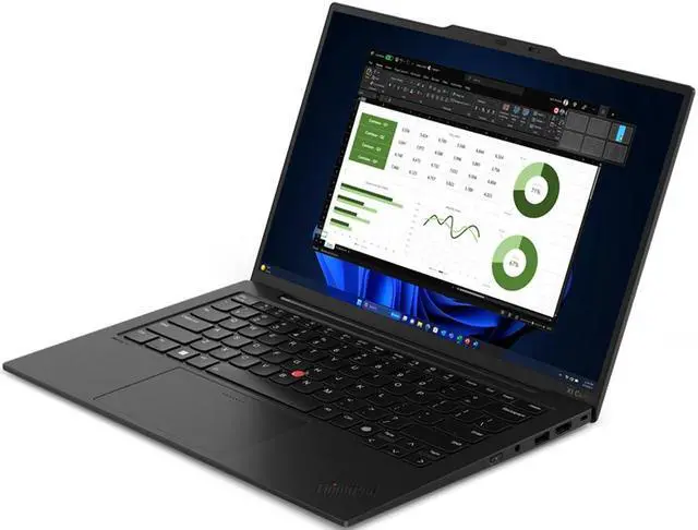 Alt view image 2 of 7 - Lenovo ThinkPad X1 Carbon Gen 12 Home & Business Laptop (Intel Ultra 7-155H 16-Core, 14.0" 120 Hz 2.8K (2880x1800), Intel Arc, Win 11 Pro) with Microsoft 365 Personal , Dockztorm Hub