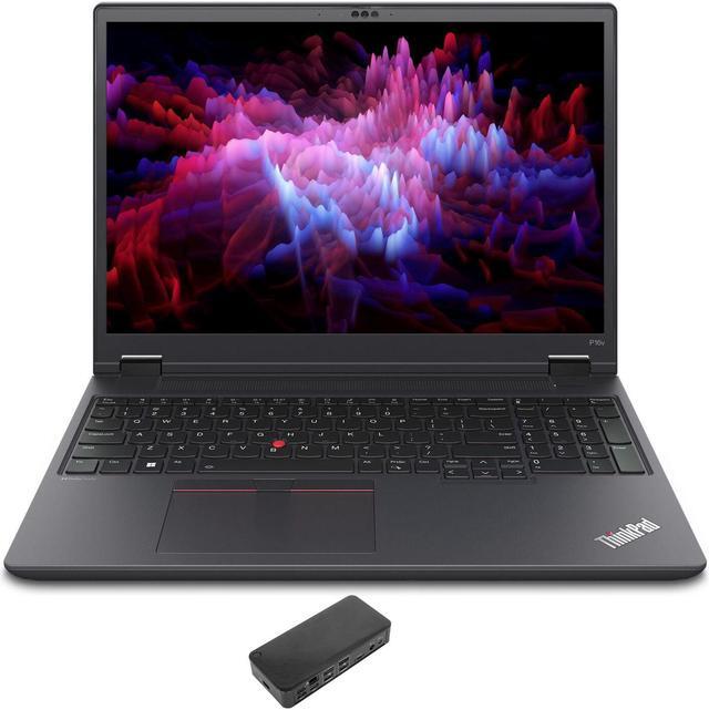 Main image of Lenovo ThinkPad P16v Gen 1 Home & Business Laptop (AMD Ryzen 9 PRO 7940HS 8-Core, 16.0" 60 Hz Wide UXGA (1920x1200), NVIDIA RTX 2000 Ada, 16GB DDR5 5600MHz RAM, Win 11 Pro) with USB-C Dock