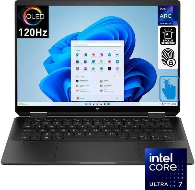 HP Newest Spectre x360 2-in-1 Laptop 14.0