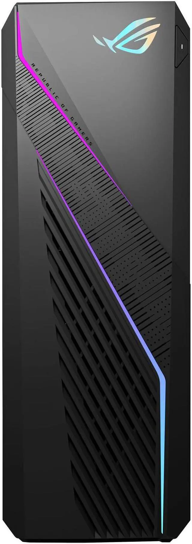 Alt view image 2 of 7 - ASUS ROG STRIX G16CH Gaming Desktop PC (Intel i7-14700F 20-Core, GeForce RTX 4070 12GB, 16GB DDR5 5600MHz RAM, 1TB PCIe SSD, Wifi, Bluetooth, Win 10 Pro) with Microsoft 365 Personal , Dockztorm Hub