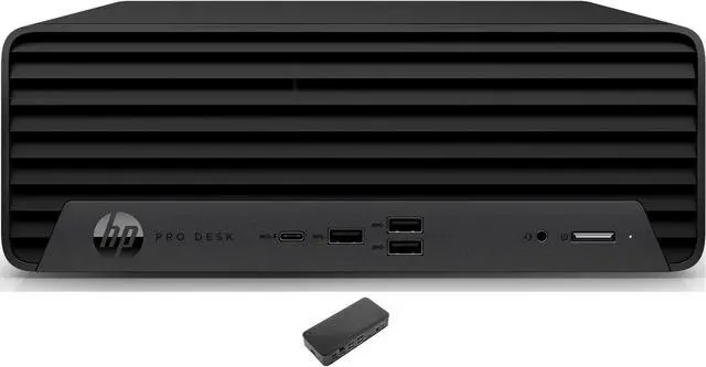 Main image of HP Pro SFF 400 G9 Home & Business Mini Desktop (Intel i5-12500 6-Core, 64GB RAM, 1TB PCIe SSD, Wifi, Bluetooth, Win 11 Pro) with USB-C Dock