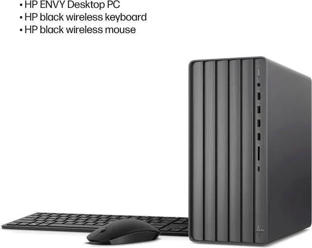 Alt view image 6 of 7 - HP Envy Business Desktop (Intel i7-14700 20-Core, 16GB RAM, 1TB SSD, Intel UHD 770, Wifi, Bluetooth, Black, Win 11 Home) (Renewed)