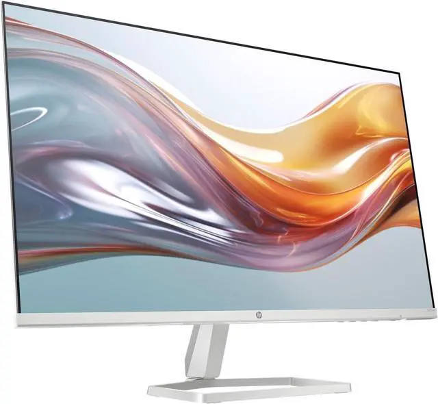 Alt view image 2 of 5 - HP Series 5 527sw Monitor 94F46AA#ABA Bundle with Docztorm Dock, 27" FHD IPS (1920x1080) Display, 2X HDMI, 1x VGA, Flicker-Free, Ideal for Home & Business, White/Silver (2024 Latest Model)