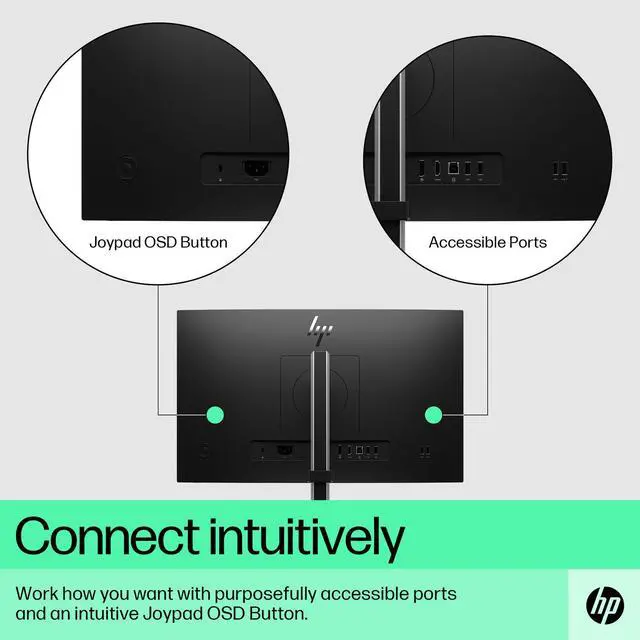 Alt view image 4 of 7 - HP E22 G5 6N4E8AA#ABA 22" Monitor, 75Hz Refresh Rate, 5 ms response time, Full HD (1920x1080) IPS, Anti-glare Screen, VESA Compatible- Ideal for Home & Business Use