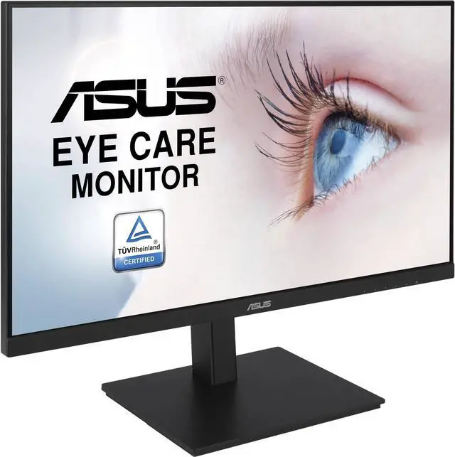 Alt view image 2 of 7 - ASUS VA27DQSB 27" Adaptive-Sync Eye Care Monitor, IPS Full HD (1920x1080), 75Hz Refresh Rate, 5 ms Response Time, VESA Compatible, Ideal for Home & Business Use, Black (2024 Latest Model)