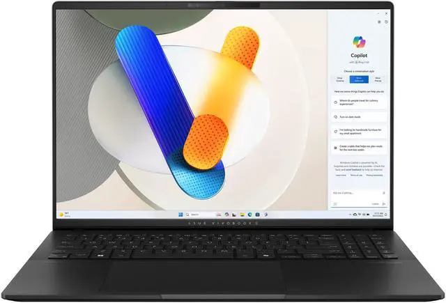 Alt view image 2 of 7 - ASUS Vivobook S 16 OLED Business Laptop (AMD Ryzen 9 8945HS 8-Core, 16GB LPDDR5X 7466MHz RAM, 1TB SSD, AMD Radeon, 16.0" 120 Hz 3.2K (3200x2000), Wifi, Bluetooth, Win 11Home) Refurbished (Renewed)