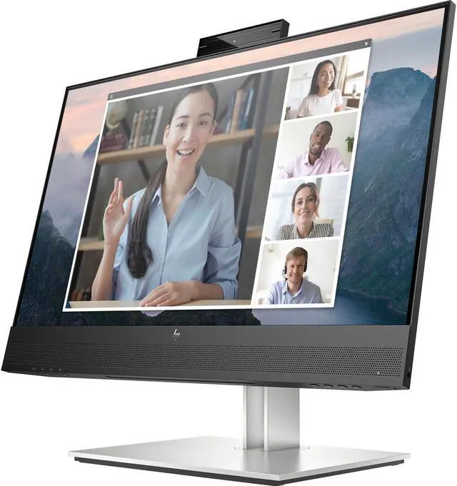 Alt view image 4 of 7 - HP Business E24mv G4 169L0AA#ABA 24" Monitor: 60Hz Refresh Rate, 5 ms response time, Full HD (1920x1080) IPS, Anti-glare Screen, VESA Compatible- Ideal for Home & Business Use, Pack-2