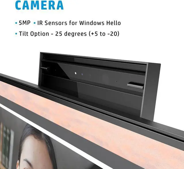 Alt view image 7 of 7 - HP Business E24mv G4 169L0AA#ABA 24" Monitor: 60Hz Refresh Rate, 5 ms response time, Full HD (1920x1080) IPS, Anti-glare Screen, VESA Compatible- Ideal for Home & Business Use, Pack-2