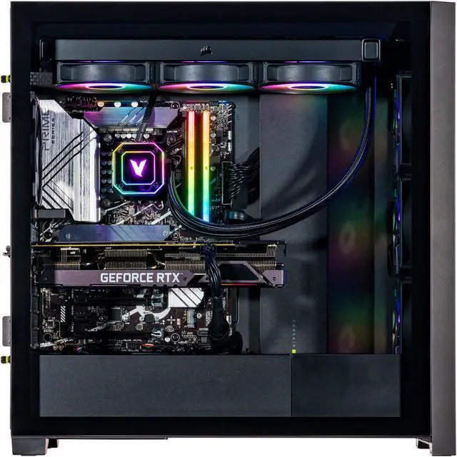 Alt view image 2 of 7 - Velztorm iCUE Certified Aciex Custom Built Gaming Desktop PC (Intel i9-13900K, GeForce RTX 5070, 64GB DDR5, 4TB PCIe SSD, RGB Fans, 360mm AIO, 1000W PSU, WiFi 6, Bluetooth 5.2, RJ-45, Win 11 Pro)