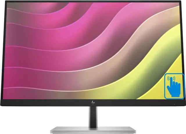 Main image of HP E24t G5 6N6E6AA#ABA 24" Touchscreen Monitor: 75Hz Refresh Rate, 5 ms response time, Full HD (1920x1080) IPS, Anti-glare Screen, VESA Compatible- Ideal for Home & Business Use
