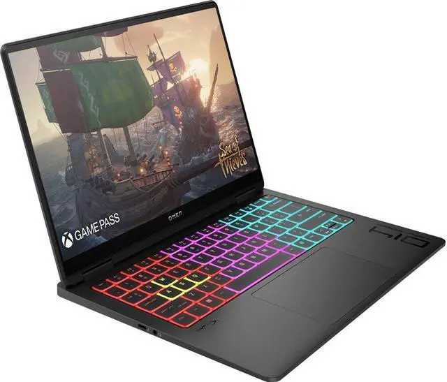 Alt view image 2 of 6 - HP OMEN Transcend Gaming Laptop (Intel Ultra 9-185H 16-Core, 14.0" 120 Hz 2.8K (2880x1800), GeForce RTX 4070, 32GB LPDDR5X 7466MHz RAM, 1TB SSD, Backlit KB, Wifi, Win 11 Home) with Premium Backpack