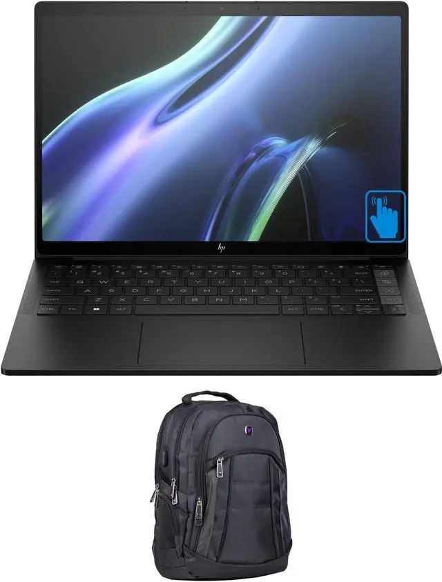 Main image of HP Dragonfly Pro One Home & Business Laptop (AMD Ryzen 7 7736U 8-Core, 14.0" 60 Hz Touch AMD Radeon 680M, 16GB LPDDR5 6400MHz RAM, 512GB SSD, Backlit KB, Wifi, Win 11 Home) with Premium Backpack