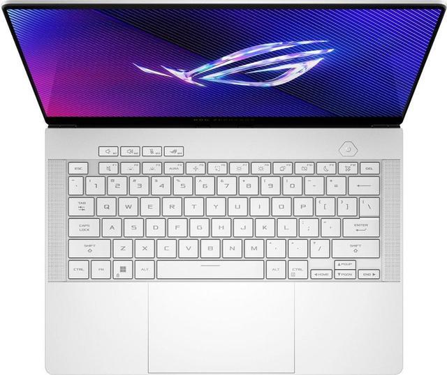 Alt view image 4 of 7 - ASUS ROG Zephyrus G14 14.0" OLED 120Hz QHD Gaming Laptop (AMD Ryzen 9 8945HS, RTX 4060 8GB, 16GB LPDDR5X RAM, 1TB PCIe SSD, RGB Backlit KB, Wifi 6E, Bluetooth 5.3, Micro SD, Win 11 Pro)