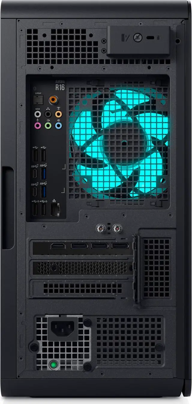 Alt view image 7 of 7 - Dell Aurora R16 Gaming Desktop PC (Intel i7-14700F 20-Core, GeForce RTX 4060 Ti, 16GB DDR5 5600MHz RAM, 1TB PCIe SSD, Wifi, Bluetooth, Win 10 Pro) with USB-C Dock