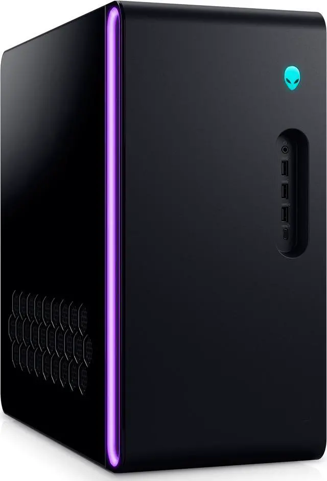 Alt view image 6 of 7 - Dell Aurora R16 Gaming Desktop PC (Intel i7-14700F 20-Core, GeForce RTX 4060 Ti, 16GB DDR5 5600MHz RAM, 1TB PCIe SSD, Wifi, Bluetooth, Win 10 Pro) with USB-C Dock