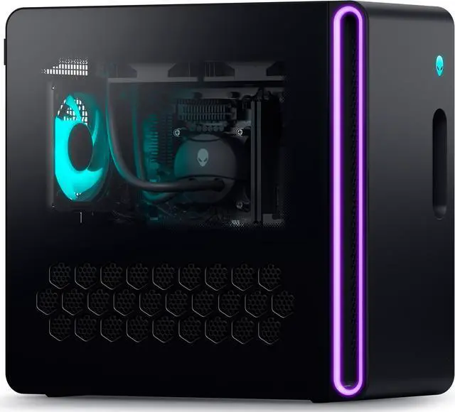 Alt view image 4 of 7 - Dell Aurora R16 Gaming Desktop PC (Intel i7-14700F 20-Core, GeForce RTX 4060 Ti, 16GB DDR5 5600MHz RAM, 1TB PCIe SSD, Wifi, Bluetooth, Win 10 Pro) with USB-C Dock