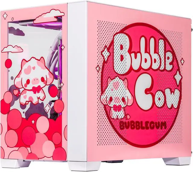 Alt view image 7 of 7 - Velztorm Bubble Cow Custom Built Gaming Desktop PC (AMD Ryzen 7 5700X, GeForce RTX 5060, 16GB DDR4, 1TB PCIe SSD + 2TB HDD, RGB Fans, 240mm AIO, 850W PSU, WiFi 5, Bluetooth 5.0, RJ-45, Win 11 Home)