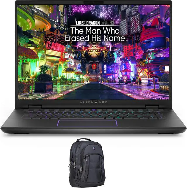 Main image of Alienware m16 R2 Gaming Laptop (Intel Ultra 9-185H 16-Core, 16.0" 240 Hz Wide QXGA (2560x1600), GeForce RTX 4070, 32GB DDR5 5600MHz RAM, 1TB SSD, Backlit KB, Wifi, Win 11 Home) with Premium Backpack