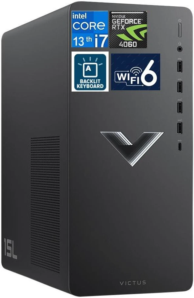 HP Victus Gaming Desktop PC (Intel i7-13700F 16-Core, 32GB RAM 