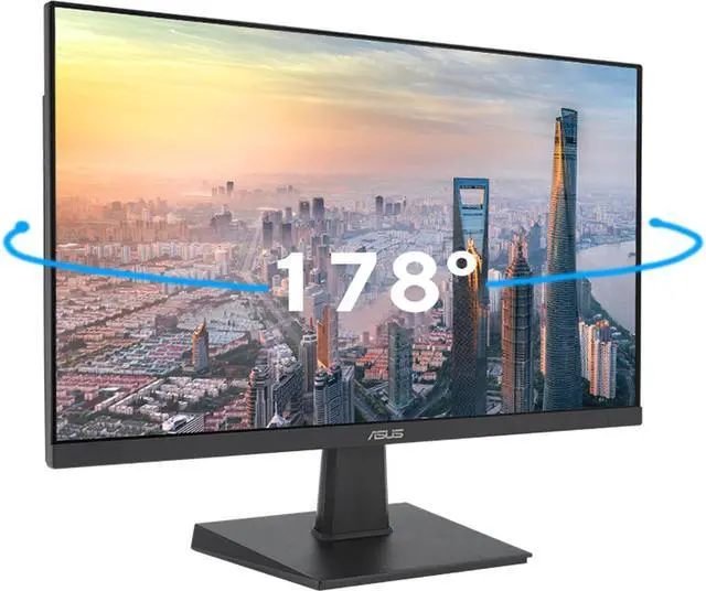 Alt view image 7 of 7 - ASUS VA27EHF 27" Monitor: 100Hz Refresh Rate, 1 ms response time, Full HD (1920x1080) IPS, Non-glare Screen, VESA Compatible- Ideal for Gaming & Business Use, Pack-2