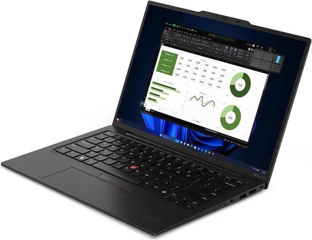 Alt view image 3 of 7 - Lenovo ThinkPad X1 Carbon Gen 12 Business Laptop 14.0" IPS WUXGA Display (Intel Core Ultra 7 155U, 32GB LPDDR5X, 1TB PCIe SSD, Intel Graphics, Backlit KB, Fingerprint, Win 11 Pro) (Renewed)