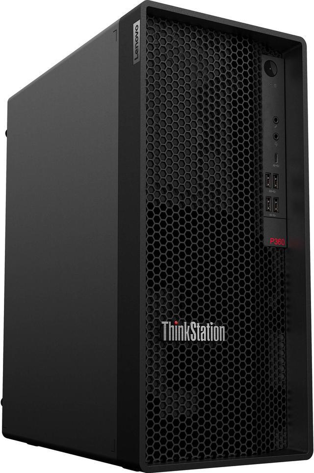 Main image of Lenovo ThinkStation P360 Desktop (12-Core Intel i7-12700, Intel UHD 770, 128GB DDR5 RAM, 2TB PCIe SSD, Wifi 6E, Bluetooth 5.1, USB KYB and Mouse, Win 10 Pro)
