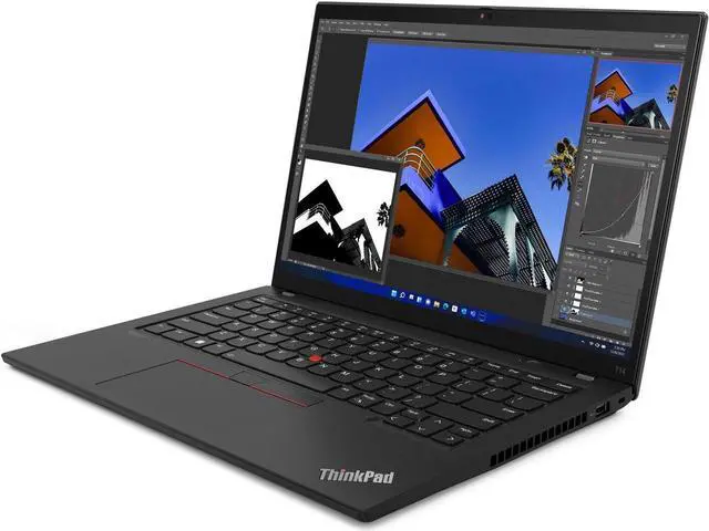 Alt view image 3 of 7 - Lenovo ThinkPad T14 Gen 3 Home & Business Laptop (AMD Ryzen 7 PRO 6850U 8-Core, 16GB LPDDR5 6400MHz RAM, 2TB PCIe SSD, AMD Radeon 680M, 14.0" 60 Hz Wide UXGA (1920x1200), Fingerprint, Win 11 Pro)