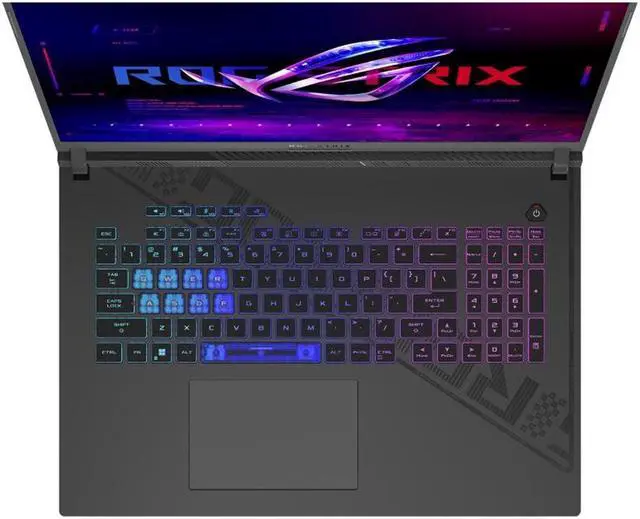 Alt view image 5 of 7 - ASUS ROG Strix G18 Gaming & Entertainment Laptop (Intel i9-14900HX 24-Core, 18" 240 Hz Wide QXGA (2560x1600), GeForce RTX 4060, 64GB DDR5 5600MHz RAM, Win 11 Pro) with Premium Backpack