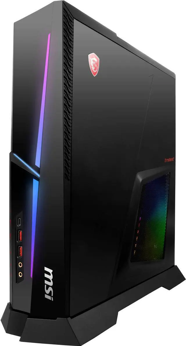 Alt view image 3 of 5 - MSI MPG Trident AS Gaming Desktop PC (Intel i7-14700F, GeForce RTX 4060 Ti 8GB GDDR6, 64GB DDR5, 1TB PCIe SSD, 500W PSU, WiFi 6E, Bluetooth 5.3, RJ-45, 3 Display Port, HDMI, Win 11 Home) (Renewed)