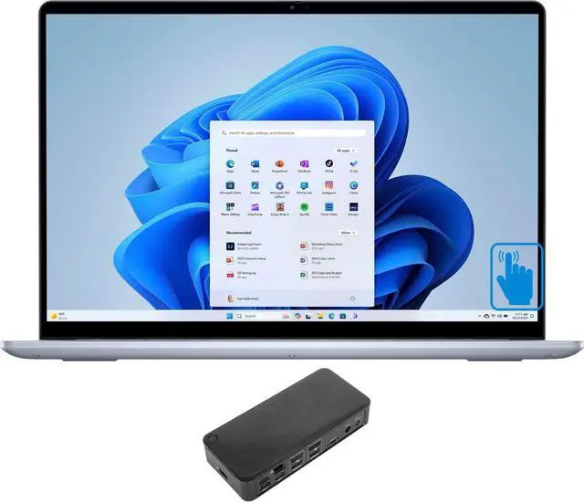 Main image of Dell Inspiron 16 Home & Business 2-in-1 Laptop (Intel Ultra 7-155H 16-Core, 16.0" 60 Hz Touch Wide UXGA (1920x1200), Intel Arc, 16GB LPDDR5X 6400MHz RAM, 1TB SSD, Win 11 Home) with USB-C Dock