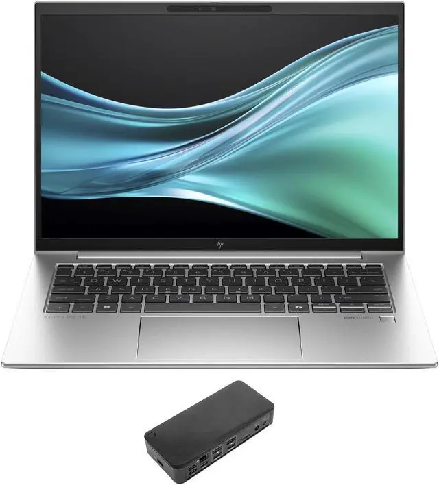 Main image of HP Elitebook 840 G11 Home & Business Laptop (Intel Ultra 5-125U 12-Core, 14.0" 60 Hz Wide UXGA (1920x1200), Integrated Graphics, 16GB DDR5 5600MHz RAM, 128GB PCIe SSD, Win 11 Pro) with USB-C Dock