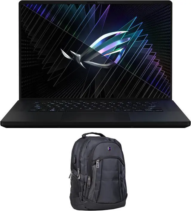 Main image of ASUS ROG Zephyrus M16 Gaming Laptop 16.0" 240Hz LED Display WQXGA Display (Intel i9-13900H, GeForce RTX 4080 12GB, 16GB DDR5, 1TB SSD, RGB KB, Thunderbolt 4, Win 11 Home) with Premium Backpack
