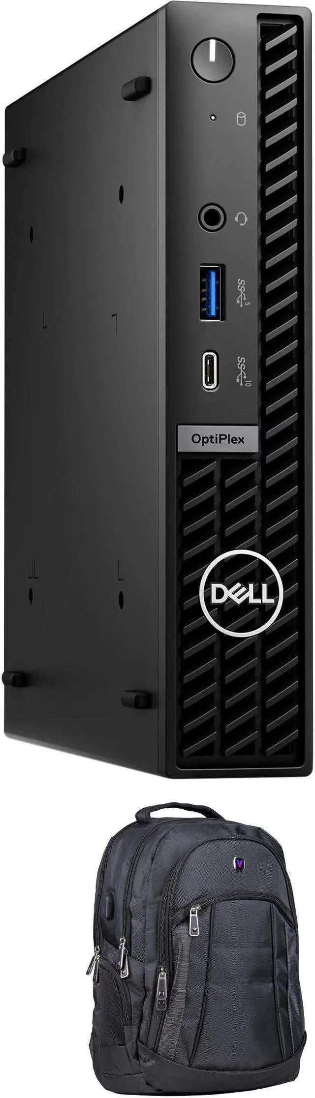 Main image of Dell Optiplex Micro 7020 Home & Business Mini Desktop (Intel i5- 14500T 14-Core, 16GB DDR5 4800MHz RAM, 256GB SSD, Win 11 Pro) with Premium Backpack