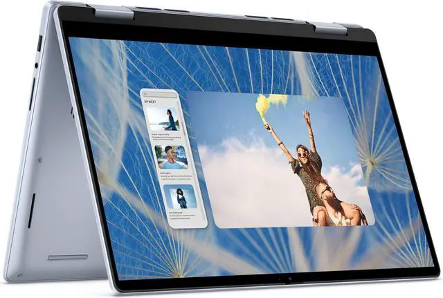 Alt view image 2 of 7 - Dell Inspiron 7440 2-in-1 14.0" Touchscreen WUXGA Business Laptop (Intel Core 7 150U, 16GB DDR5 RAM, 4TB PCIe SSD, Backlit KB, Fingerprint, Wifi 6E, BT 5.3, SD Reader, Webcam, Win 10 Pro)