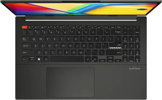 Alt view image 6 of 7 - ASUS Vivobook  Home & Business Laptop (Intel i9-13900H 14-Core, 16GB LPDDR5 4800MHz RAM, 4TB PCIe SSD, Intel Iris Xe, 15.6" 120 Hz 3K UHD (2880x1620), Fingerprint, Wifi, Bluetooth, Win 11 Home)