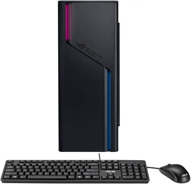 Alt view image 4 of 7 - ASUS ROG G22CH Gaming Desktop PC (Intel i9-13900KF, GeForce RTX 4070 12GB GDDR5, 32GB DDR5, 1TB SSD + HD  HDD, Liquid Cooling, 600W PSU, WiFi 6E, Bluetooth 5.3, RJ-45, Win 11 Home) (Renewed)