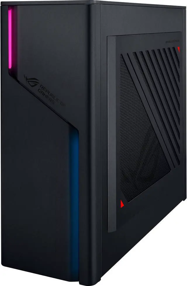 Alt view image 3 of 7 - ASUS ROG G22CH Gaming Desktop PC (Intel i9-13900KF, GeForce RTX 4070 12GB GDDR5, 32GB DDR5, 1TB SSD + HD  HDD, Liquid Cooling, 600W PSU, WiFi 6E, Bluetooth 5.3, RJ-45, Win 11 Home) (Renewed)