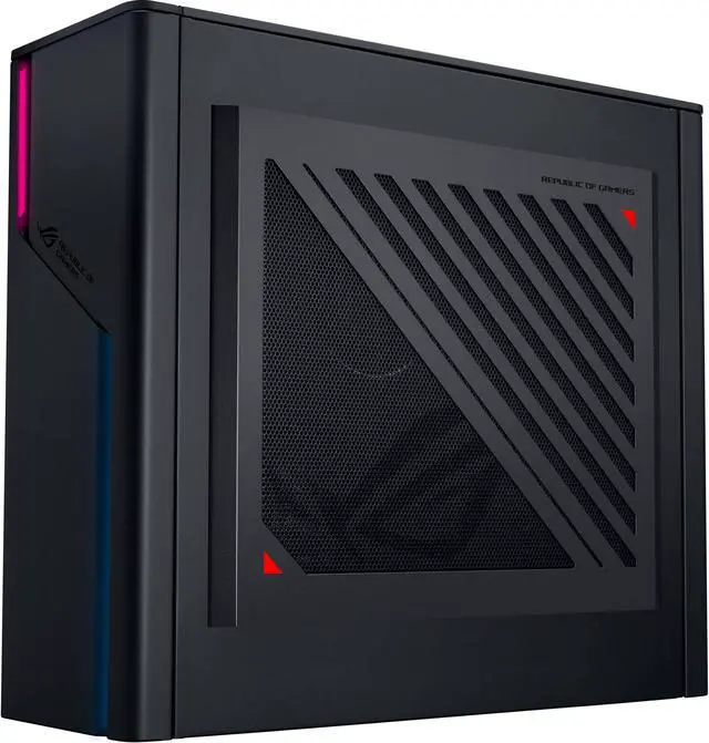 Alt view image 6 of 7 - ASUS ROG G22CH Gaming Desktop PC (Intel i9-13900KF, GeForce RTX 4070 12GB GDDR5, 32GB DDR5, 1TB SSD + HD  HDD, Liquid Cooling, 600W PSU, WiFi 6E, Bluetooth 5.3, RJ-45, Win 11 Home) (Renewed)