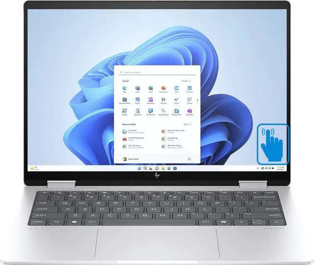 Main image of HP Envy x360 Home & Business 2-in-1 Laptop (AMD Ryzen 5 8640HS 6-Core, 16GB LPDDR5 6400MHz RAM, 1TB PCIe SSD, AMD Radeon, 14.0" 60 Hz Touch Wide UXGA (1920x1200), Wifi, Bluetooth, Win 11 Pro)