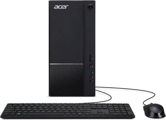 Main image of Acer Aspire Home & Business Desktop (Intel i5-14400 10-Core, 16GB DDR5 4800MHz RAM, 2TB PCIe SSD, Intel UHD 730, Wifi, Bluetooth, Win 10 Pro)