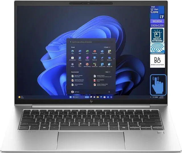 Main image of HP EliteBook 840 G10 Business Laptop 14.0" Touchscreen WUXGA Display (Intel i7-1360P, 32GB DDR5, 2TB PCIe SSD, Intel UHD, Backlit KB, Fingerprint, 2 Thunderbolt 4, WiFi 6E, Win 11 Pro) (Renewed)