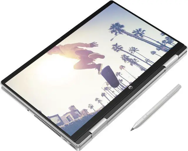 Alt view image 7 of 7 - HP Pavilion x360 2-in-1 Laptop 14.0" Touchscreen IPS FHD Display (Intel i5-1335U, 8GB RAM, 256GB PCIe SSD, Backlit KB, Fingerprint, Active Pen, B&O Speakers, Win 11 Pro)