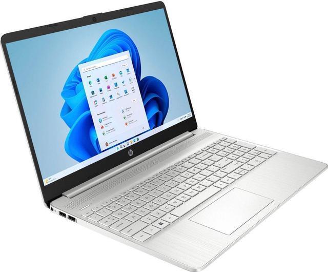 Alt view image 2 of 6 - HP 15 School & Business Laptop (Intel i3-1215U 6-Core, 32GB RAM, 1TB PCIe SSD, Intel UHD, 15.6" 60 Hz Touch HD (1366x768), Wifi, Bluetooth, Webcam, Natural Silver, Win 11 Pro)