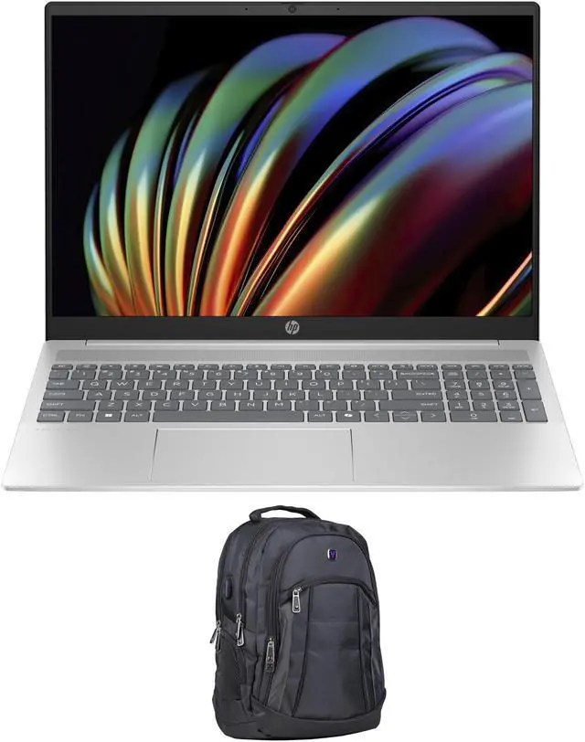 Main image of HP Pavilion Home & Business Laptop (Intel Core 5 120U 10-Core, 16.0" 60 Hz Wide UXGA (1920x1200), Intel Graphics, 8GB LPDDR5 4800MHz RAM, 512GB SSD, Backlit KB, Win 11 Home) with Premium Backpack