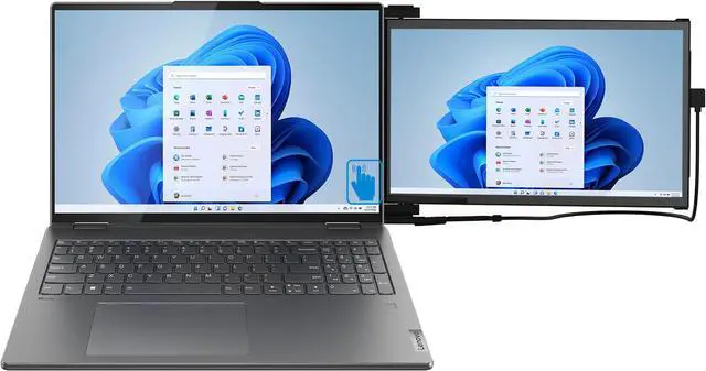 Alt view image 3 of 7 - Lenovo Yoga 7i Home & Business 2-in-1 Laptop (Intel Core Ultra 7 155U 12-Core, 16.0" 60 Hz Touch Wide UXGA (1920x1200), Intel Graphics, 16GB LPDDR5X 7466MHz RAM, 1TB SSD, Backlit KB, Win 11 Home)